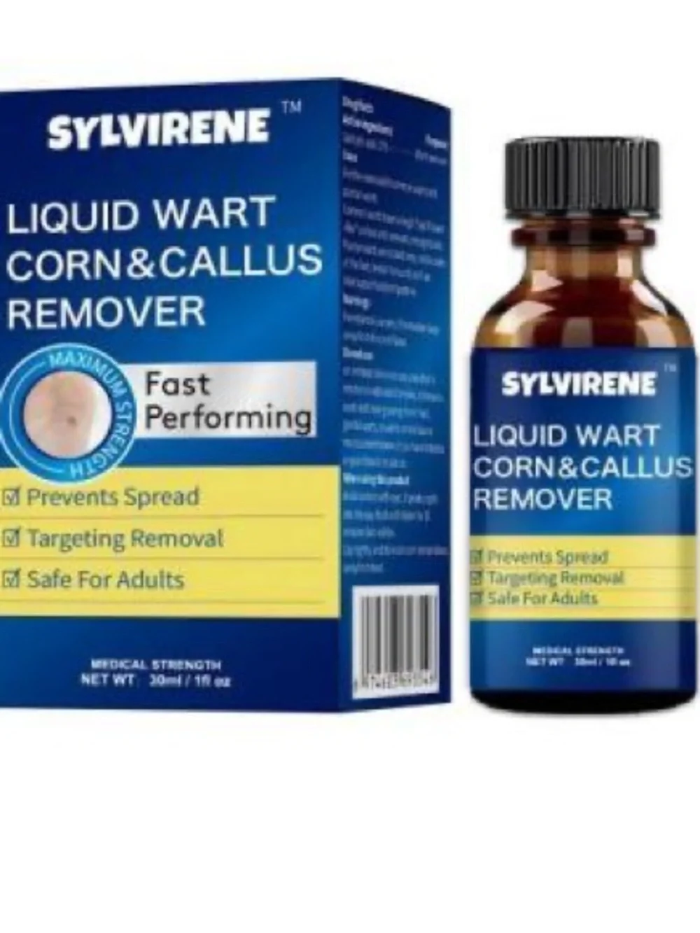SYLVIRENE‎ Liquid Wart Corn & Callus Remover, 1 fl oz